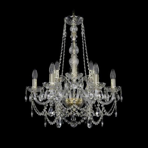 Bohemia Ivele Crystal Люстра Bohemia 1411/6+3/195/h-66 G