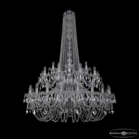 Люстра Bohemia Ivele Crystal  1402/20+10+5/400/h-160/2d Ni