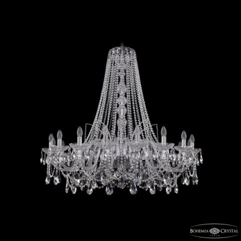 Люстра Bohemia Ivele Crystal  1411/18/400/h-113 Ni