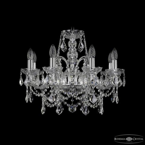 Люстра Bohemia Ivele Crystal  1411/8/195 Ni Leafs