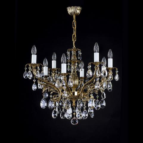 Люстра Art Glass ETELA VIII. WHITE GOLD CE