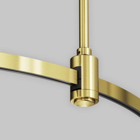 Шинопровод Maytoni Flarity TRX154-SR-D800-BS, магнитный модульный полукруг, латунь 800мм