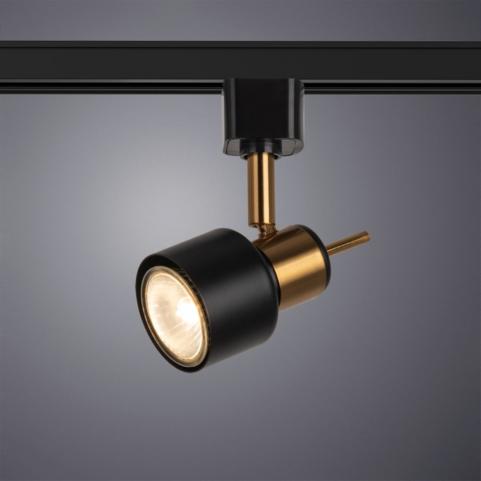 Трековый светильник Arte Lamp Almach   A1906PL-1BK