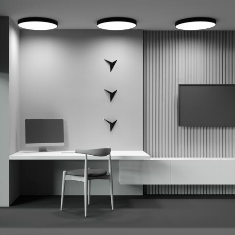 Потолочный светильник Maytoni Technical Ceiling 3000K Zon C032CL-90W3K-RD-B