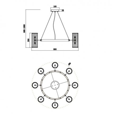 Подвесной светильник Stilfort Twin 2175/09/16P