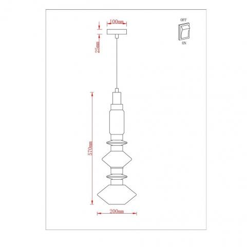 Светильник подвесной Arte Lamp Fiorato A2442SP-16PB