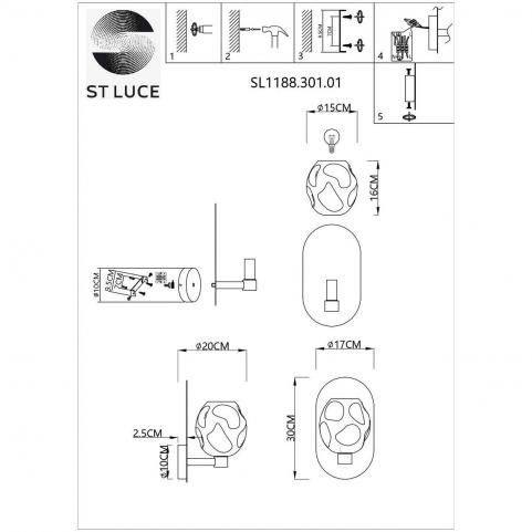 ST Luce Бра ST-Luce Idesia SL1188.301.01