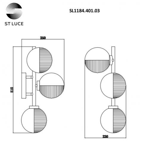 ST Luce Бра ST-Luce Todo SL1184.401.03