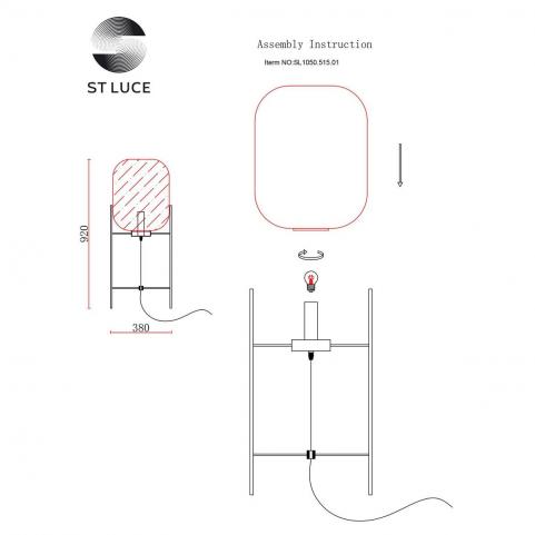 ST Luce Торшер ST-Luce Burasca SL1050.515.01