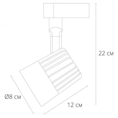 Трековый светильник Arte Lamp Wales  A1632PL-1WH