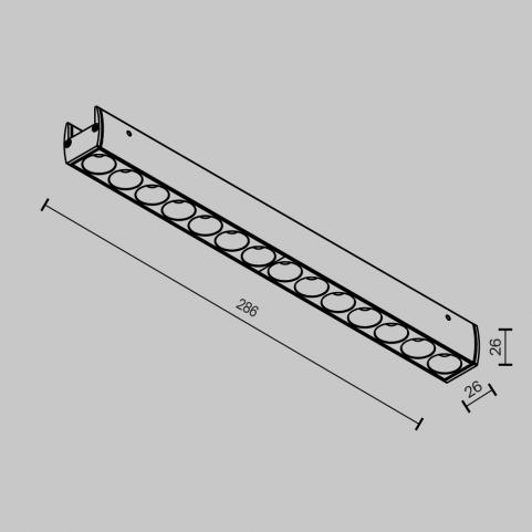 Трековый светильник Maytoni Technical Elasity 3000K Points TR162-1-12W3K-M-B