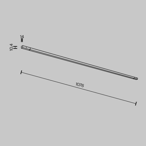 Трековый светильник Maytoni Technical Basity  Flex TR180-1-12WTW-B
