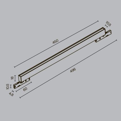 Трековый светильник Maytoni Technical Levity 3000К Basis TR192-1-12W3K-B