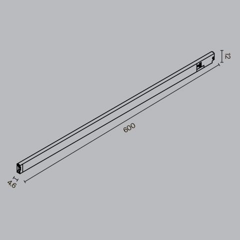 Трековый светильник Maytoni Technical Levity 3000К Basis TR190-1-10W3K-B