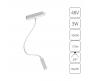 Магнитный трековый светильник Arte Lamp Rapid 3000К A1162PL-1WH