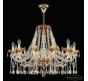 Люстра Bohemia Ivele Crystal 5413/12/300 G Amber/M-1F