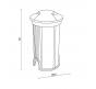 Уличный светильник Maytoni Flash O044DL-L1S3K