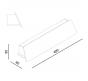 Настенный уличный светильник Maytoni Trupp O429WL-L10GF3K