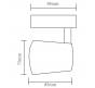 Трековый светильник Arte Lamp Atillo   A2315PL-1WH