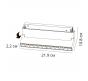 Магнитный трековый светильник Arte Lamp Linea 3000К A4678PL-1WH