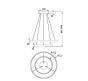 Подвесной светильник Maytoni Rim  MOD058PL-L55BSK