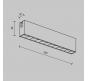 Трековый светильник Maytoni Technical Flarity 3000K Points TR150-1-12W3K-M-BS