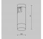 Трековый светильник Maytoni Technical Flarity 3000K Skim TR145-1-3W3K-W-B