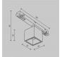Трековый светильник Maytoni Technical Exility 4000K Alfa S TR133-2-7W4K-BS