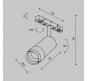 Трековый светильник Maytoni Technical Exility 3000K  Focus Zoom TR211-1-12W3K-Z-B