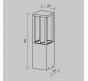 Уличный фонарь Maytoni Outdoor Expo  O480FL-L12B3K